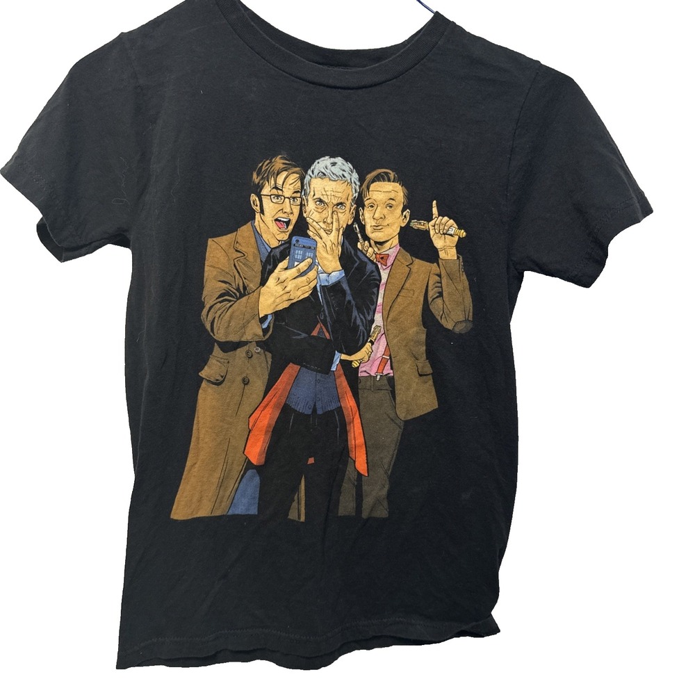 2009 Dr. Who Tee Shirt Black XS